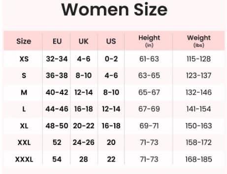 قياسات اطقم النساء من بات بات