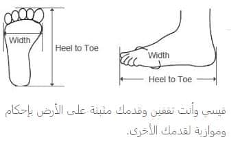 طريقة أخذ قياسات احذية النساء من lc waikiki