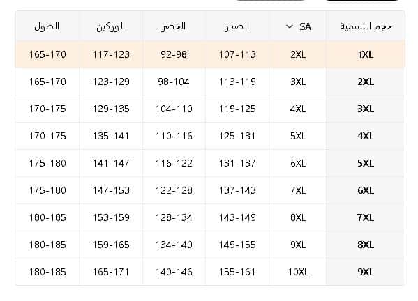 اندرات المقاسات الخاصة النسائية من تيمو
